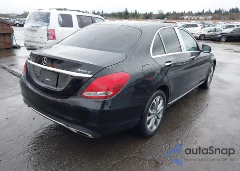 2017 Mercedes-Benz C 300 4Matic from USA, damaged, VIN 55SWF4KB0HU224279